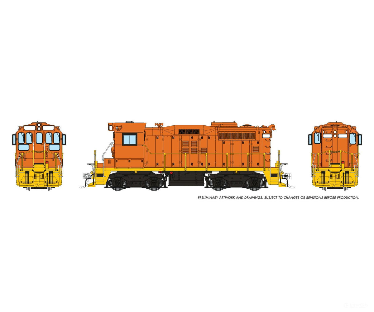 Rapido 1108524 HO CN SWEEP (DC/DCC/Sound): Industrial Orange - Locomotives