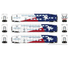 Rapido 1110021 HO BiLevel Commuter Car: TRE: Set #3 (Cab: 1004 Coaches: 1050 1056) Passenger Cars