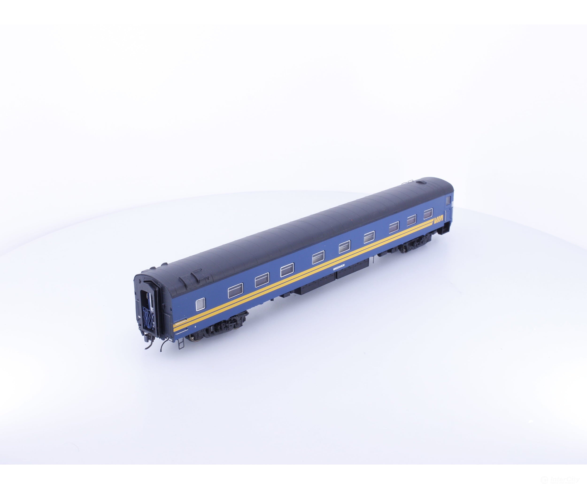 Rapido 113005 HO Green Sleeper Passenger Car Via Rail (VIA) Greenview - Passenger Cars