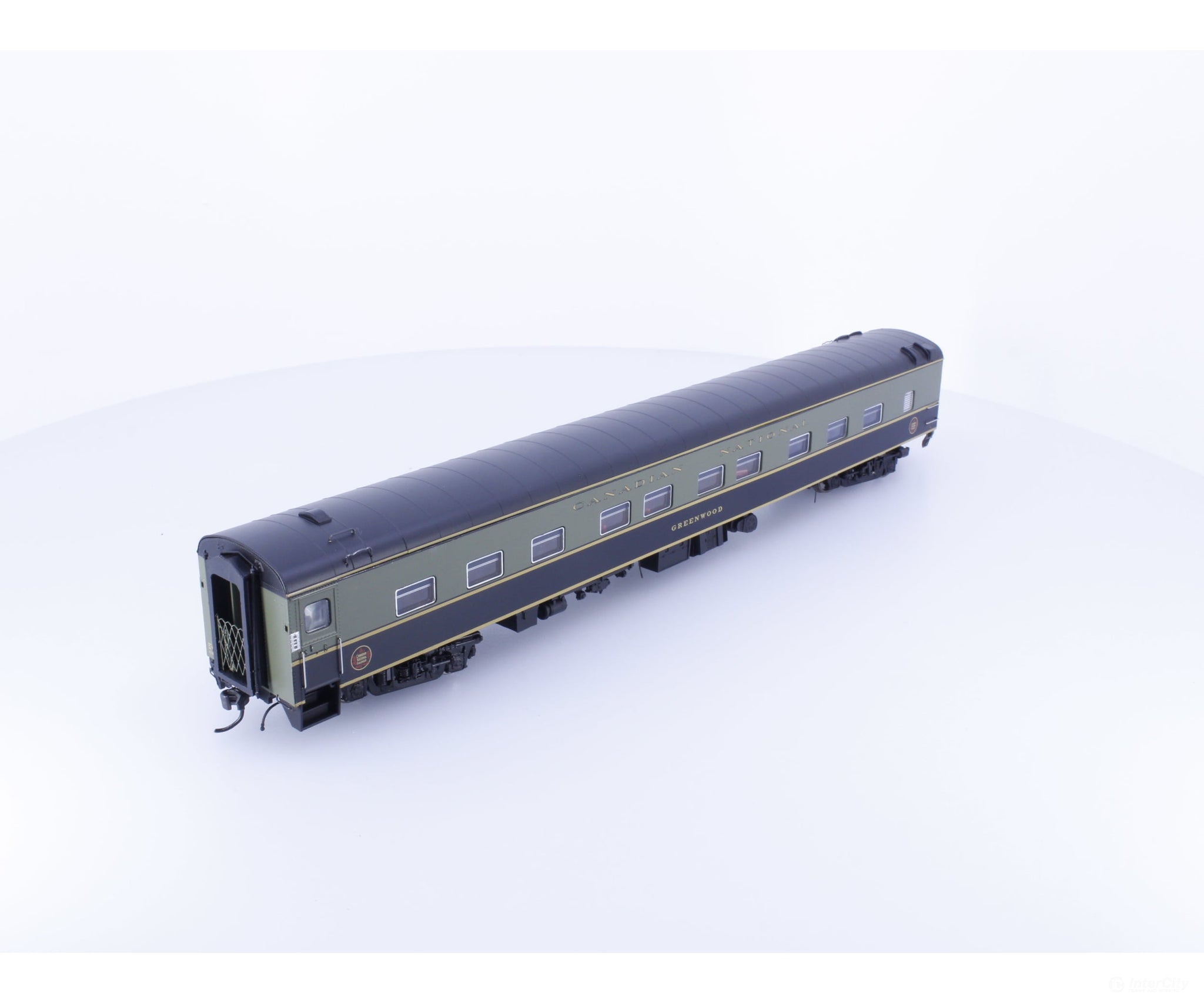 Rapido 113071 HO Green Sleeper Passenger Car Canadian National (CN) Greenwood Passenger Cars
