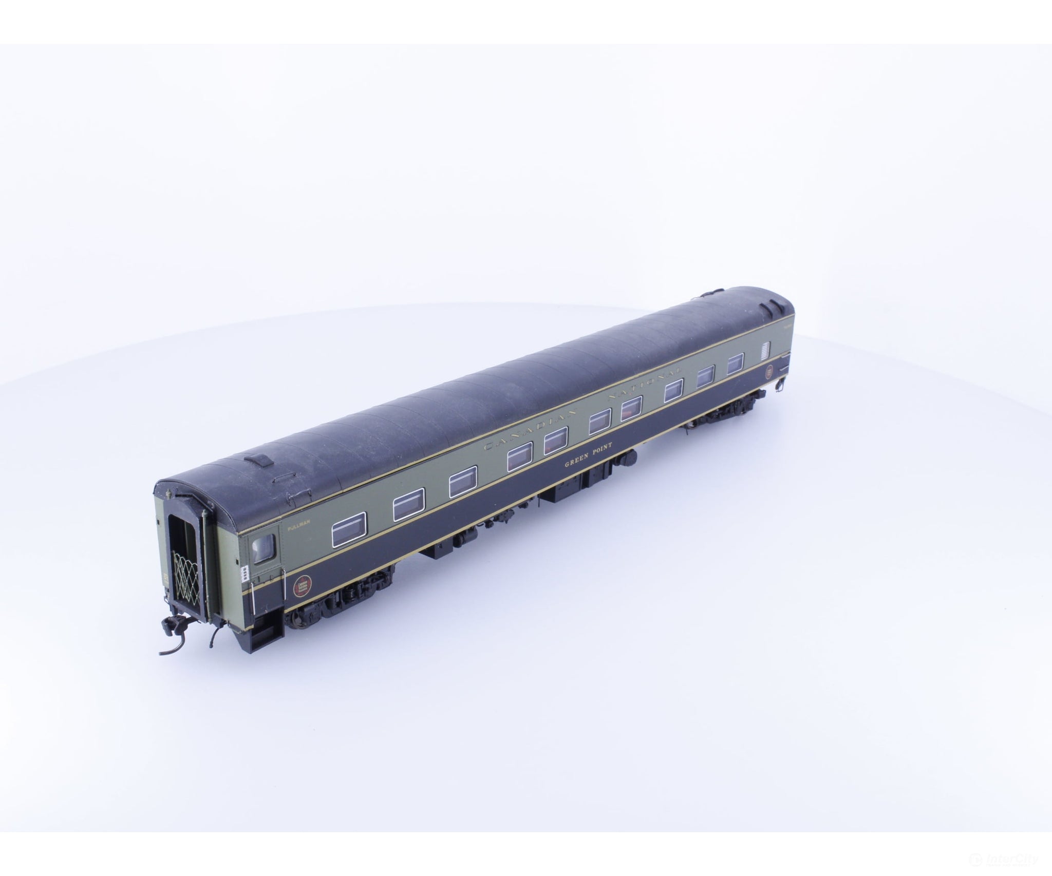 Rapido 113074 HO Green Sleeper Passenger Car Canadian National (CN) Green Point Passenger Cars