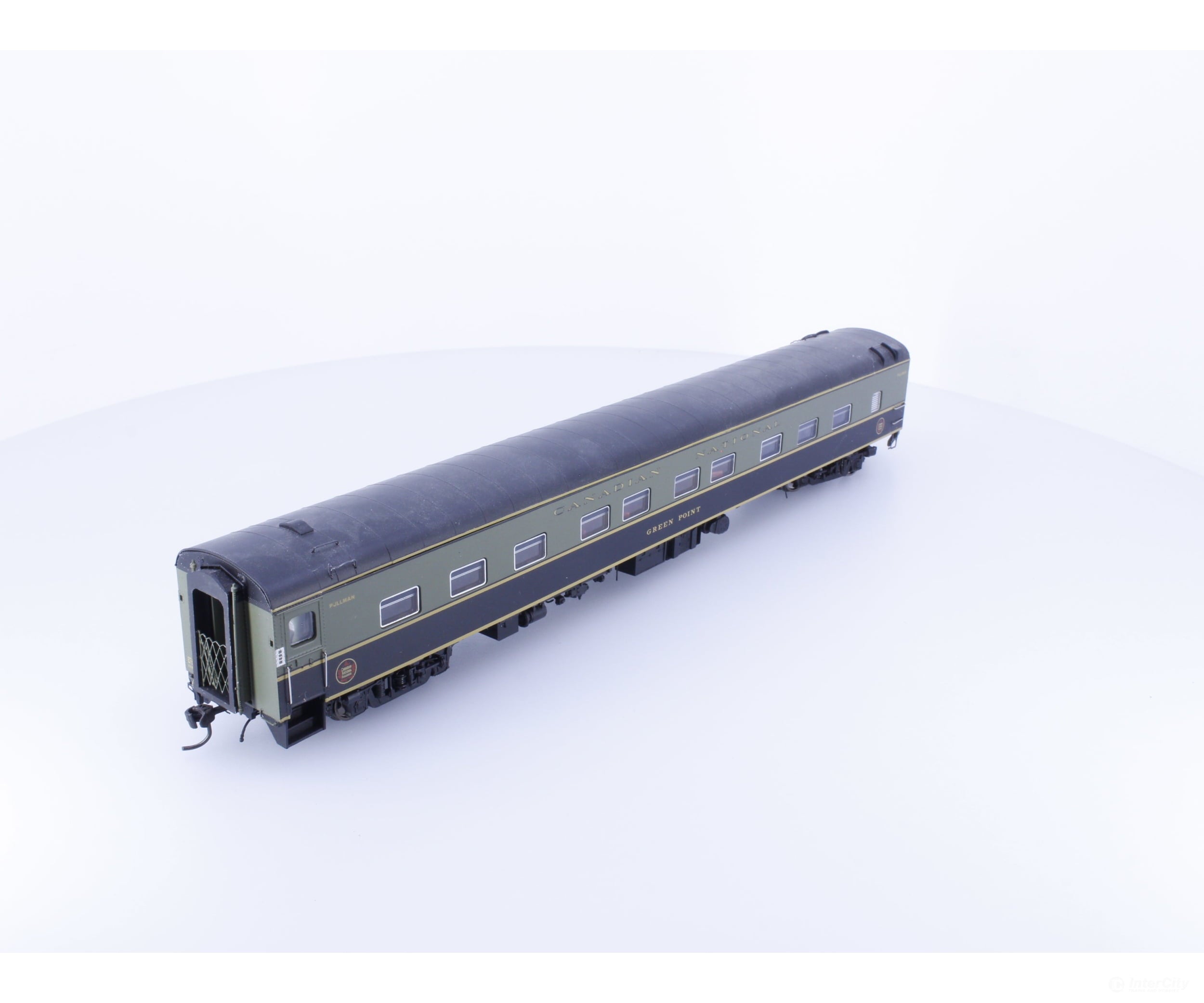 Rapido 113074 HO Green Sleeper Passenger Car Canadian National (CN) Green Point Passenger Cars