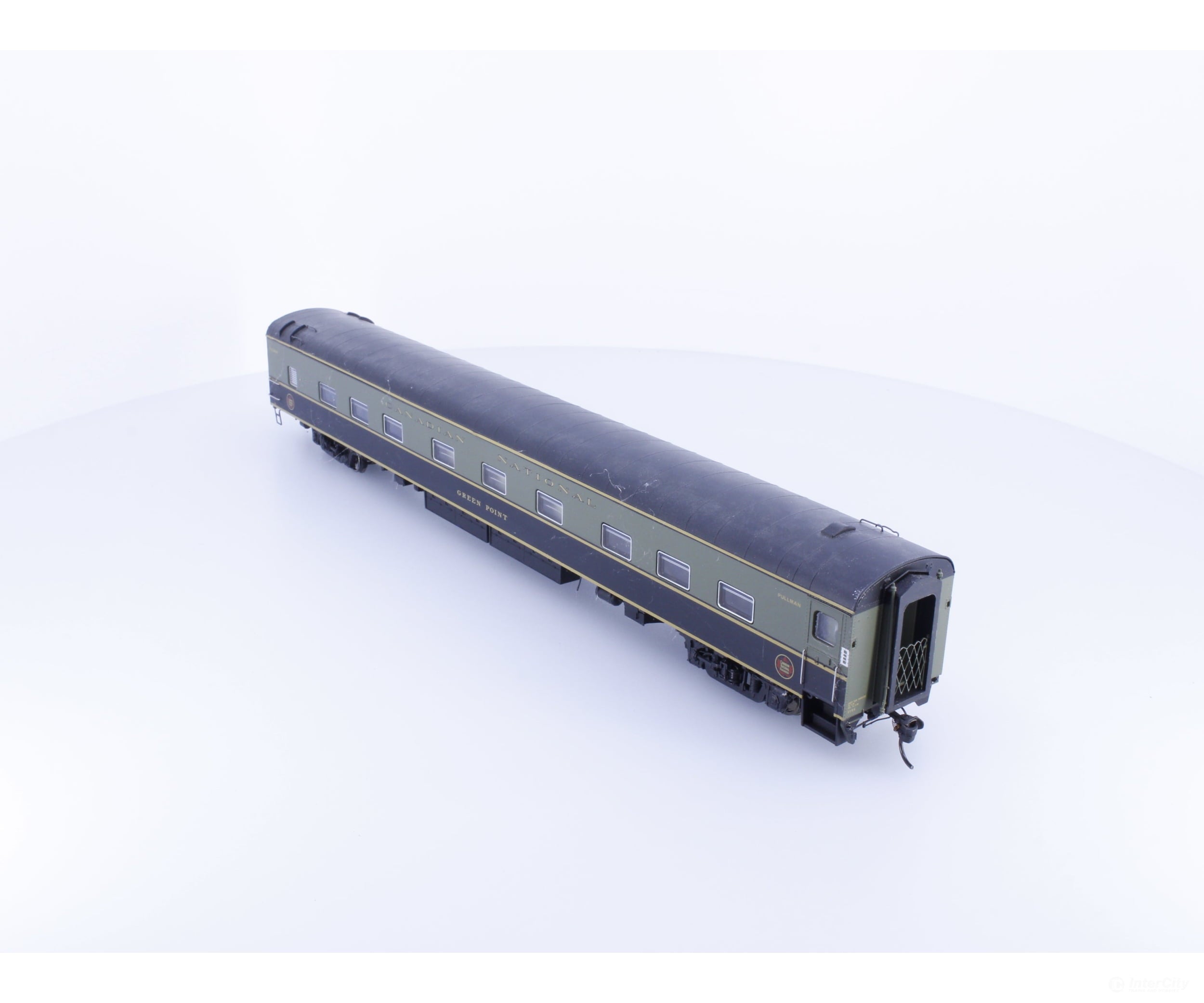 Rapido 113074 HO Green Sleeper Passenger Car Canadian National (CN) Green Point Passenger Cars
