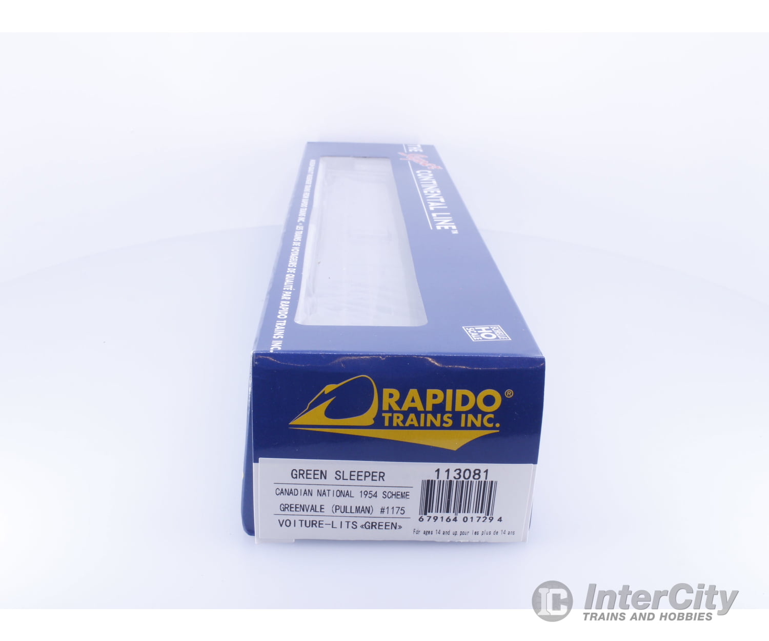 Rapido 113081 HO Green Sleeper Passenger Car Canadian National (CN) Greenvale Passenger Cars