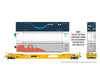 Rapido 1132009 HO 53’ Husky-Stack well car + containers: ROLX: 3-Pack - Freight Cars