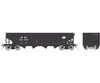 Rapido 1137010 HO H5 4-Bay Hopper: PC - Black: 6-Pack - Freight Cars