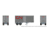 Rapido 1146013 HO 26’ Can-Car Trailer: CN Express/Messageries: #260144 - Freight Loads & Containers