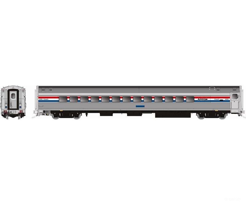 Rapido 115192 HO Budd Small Window Coach: Amtrak - Phase 3: #4009 Locomotives