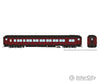 Rapido 125098 Ho Balloon Top Coach: Painted Tuscan Unlettered Passenger Cars