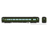 Rapido 125099 Ho Balloon Top Coach: Painted Green Unlettered Passenger Cars