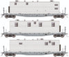 Rapido 138106 HO F30A 50’ Flat Car w/Camp Van: CR - MOW: 3-Pack #2 Freight Cars