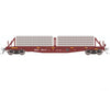 Rapido 138304 HO F30D 50’ Tie Car: BNSF - MOW: 6-Pack #2 Freight Cars
