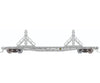 Rapido 138401 HO F30D 50’ Rail Flat Car: ATSF - MOW: 6-Pack Freight Cars