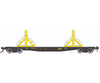 Rapido 138404A HO F30D 50’ Rail Flat Car: CSX - MOW: Single Car Freight Cars