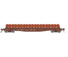 Rapido 138502 HO F30D 50’ Wheel Flat Car: CN - MOW: 3-Pack Freight Cars