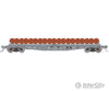 Rapido 138504A HO F30D 50’ Wheel Flat Car: CR - MOW: Single Car Freight Cars