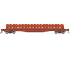 Rapido 138599 HO F30D 50’ Wheel Flat Car: Painted Unlettered: Single Car Freight Cars
