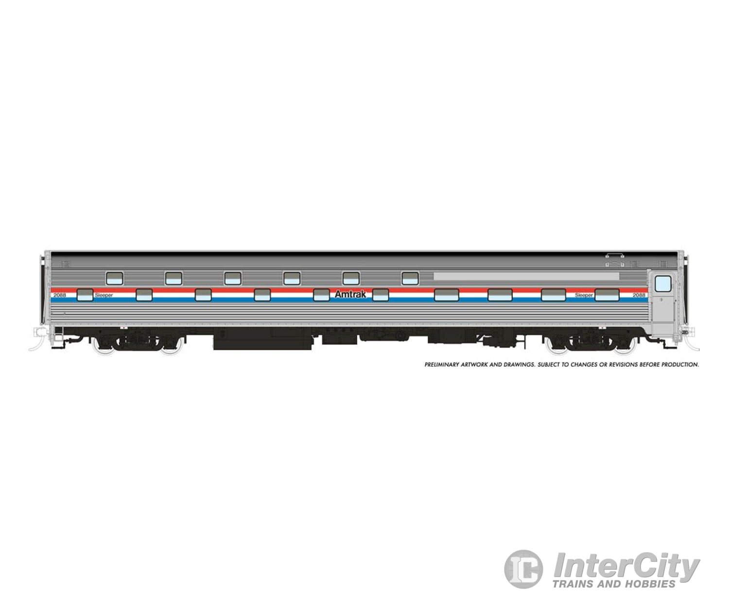 Rapido 141005 Ho Budd Slumbercoach: Amtrak - Phase 3: #2081 Loch Long Passenger Cars