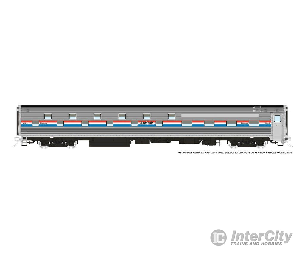 Rapido 141008 Ho Budd Slumbercoach: Amtrak - Phase 3: #2093 Loch Katrine Passenger Cars