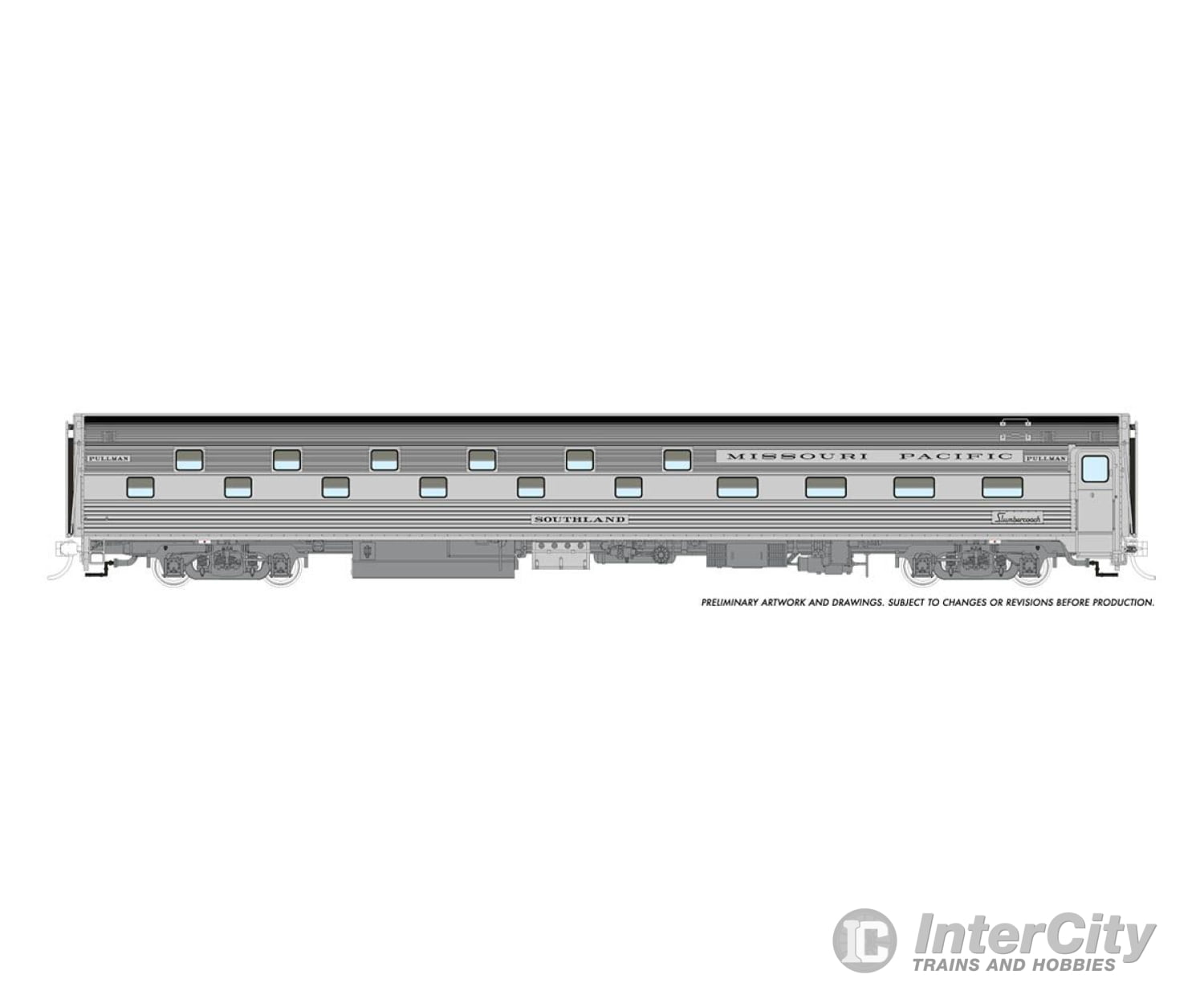 Rapido 141018 Ho Budd Slumbercoach: Missouri Pacific: #699 Southland Passenger Cars