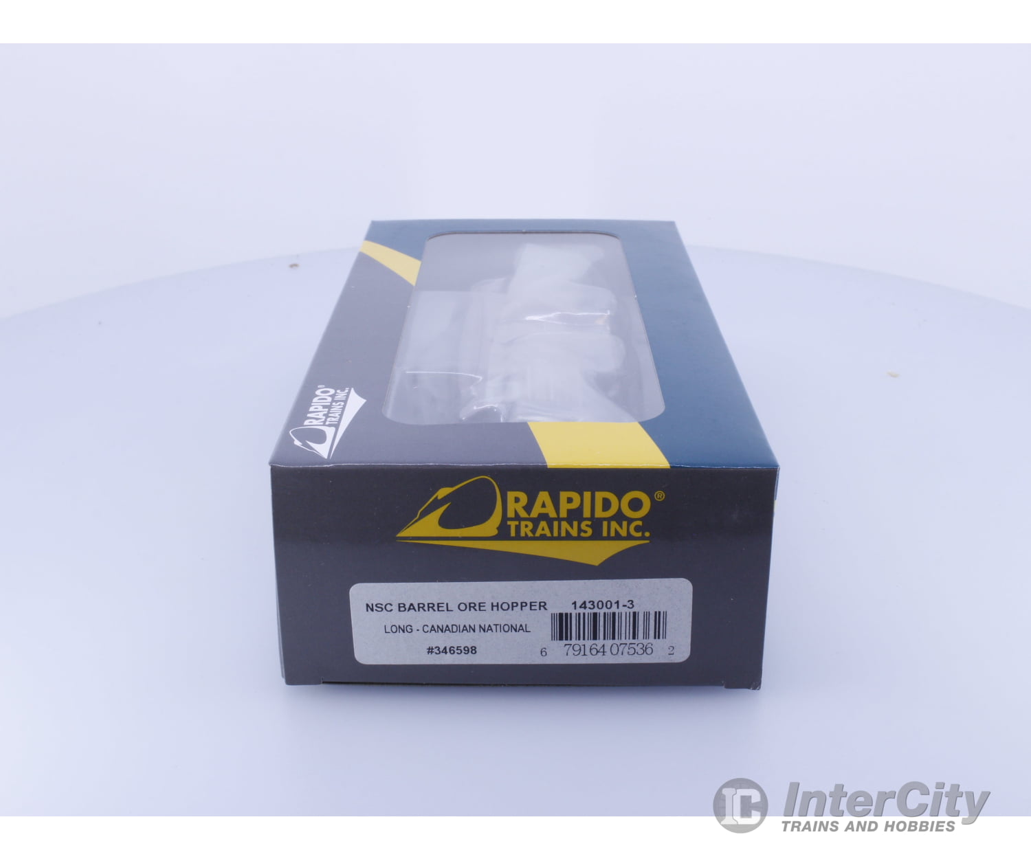 Rapido 143001-3 HO NSC Barrel Ore Hopper - Long Canadian National (CN) 346598 Freight Cars