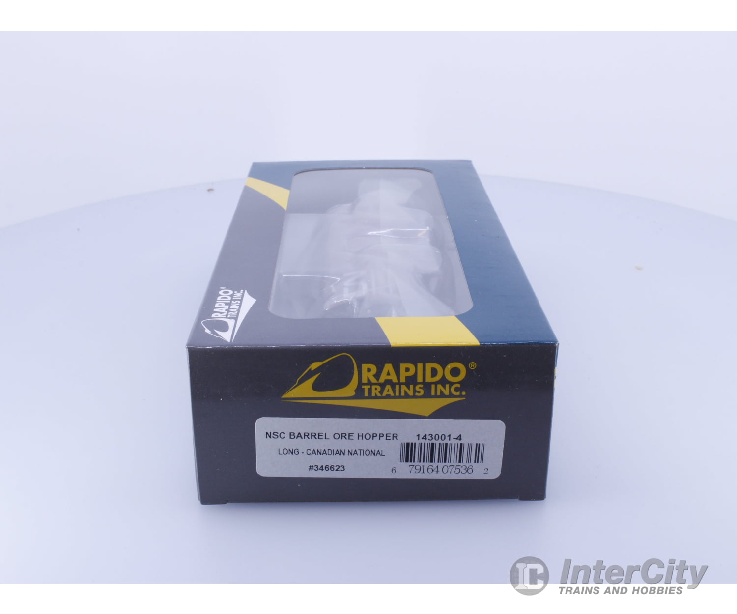 Rapido 143001-4 HO NSC Barrel Ore Hopper - Long Canadian National (CN) 346623 Freight Cars