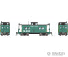 Rapido 144110 HO Northeastern-style Caboose w/ porthole windows: PC - Green: #18404 Freight Cars