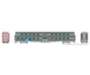 Rapido 145022 HO Gallery Commuter Car: Metra - Early Logo: Set #1 (Cab: 8238 Coaches: 7328 7365) Passenger Cars