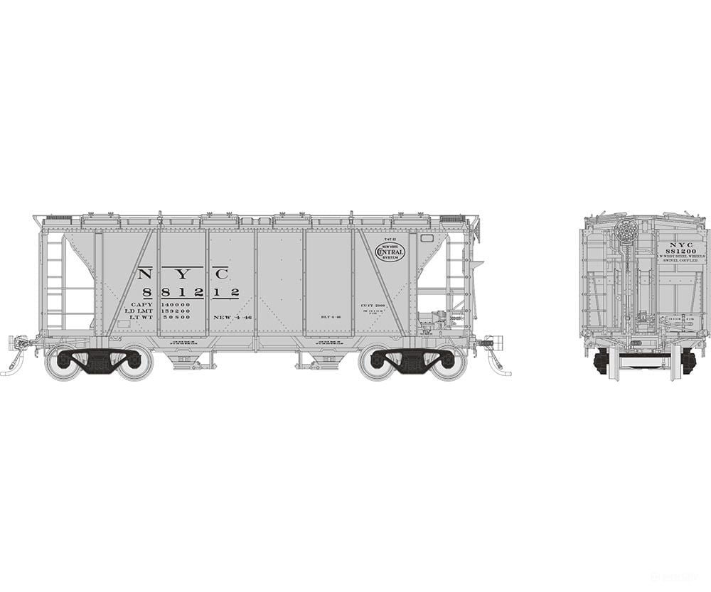 Rapido 149001A Ho Enterprise Covered Hopper: Nyc - Roman: Single Car #1