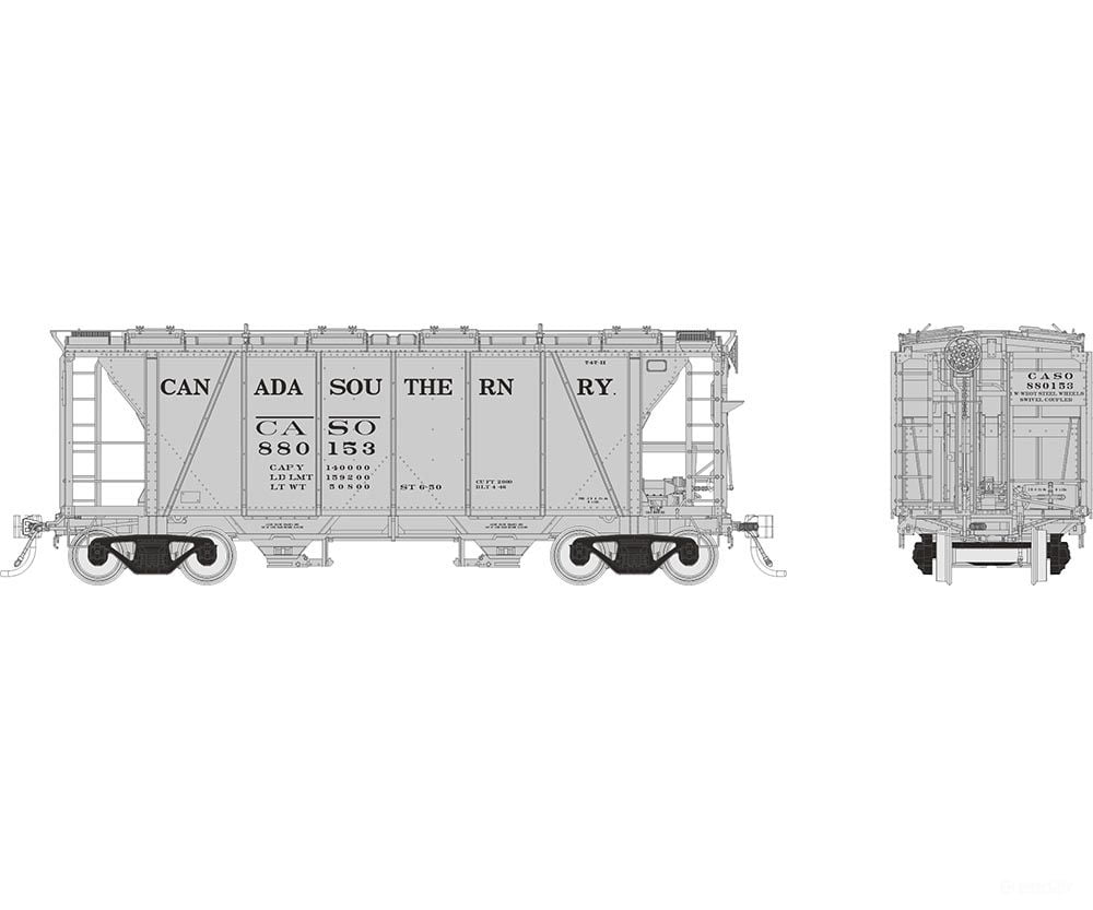 Rapido 149003A Ho Enterprise Covered Hopper: Canada Southern: Single Car #1