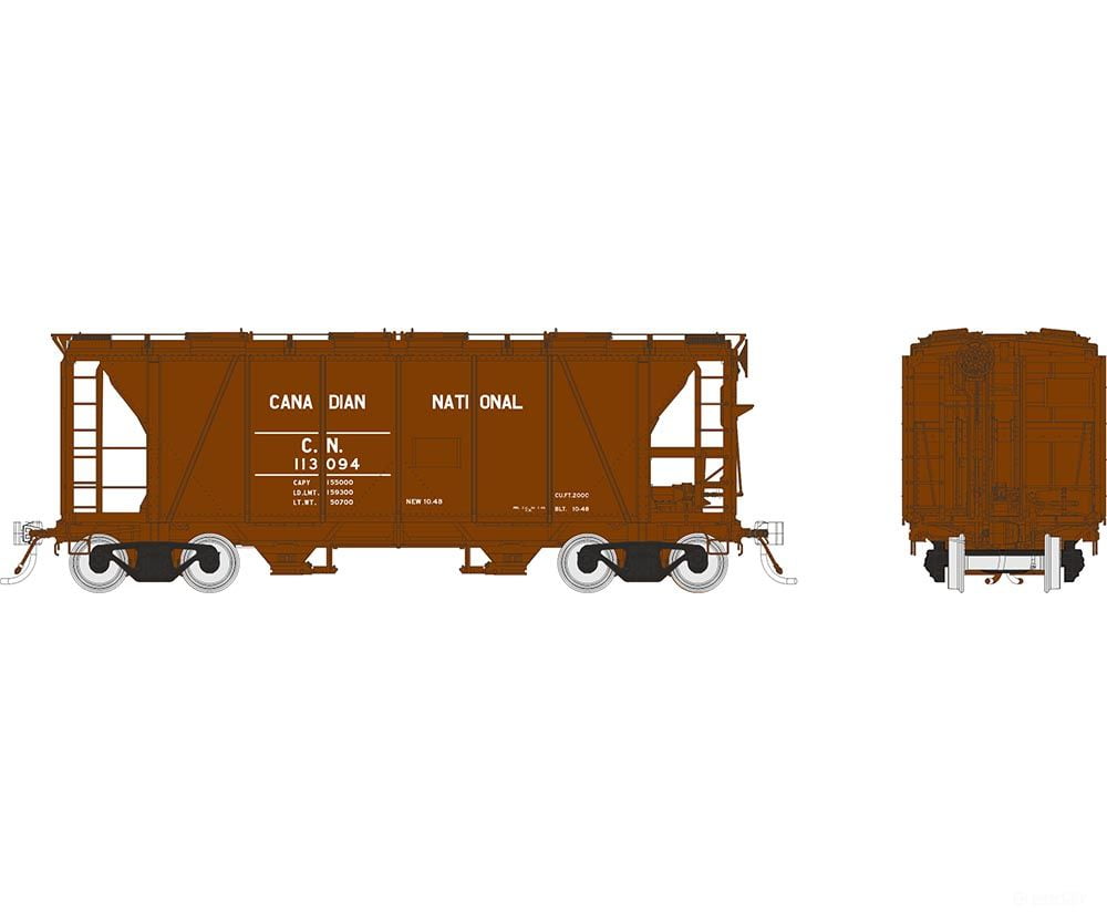 Rapido 149008 Ho Enterprise Covered Hopper: Cnr - Delivery: 6-Pack #1