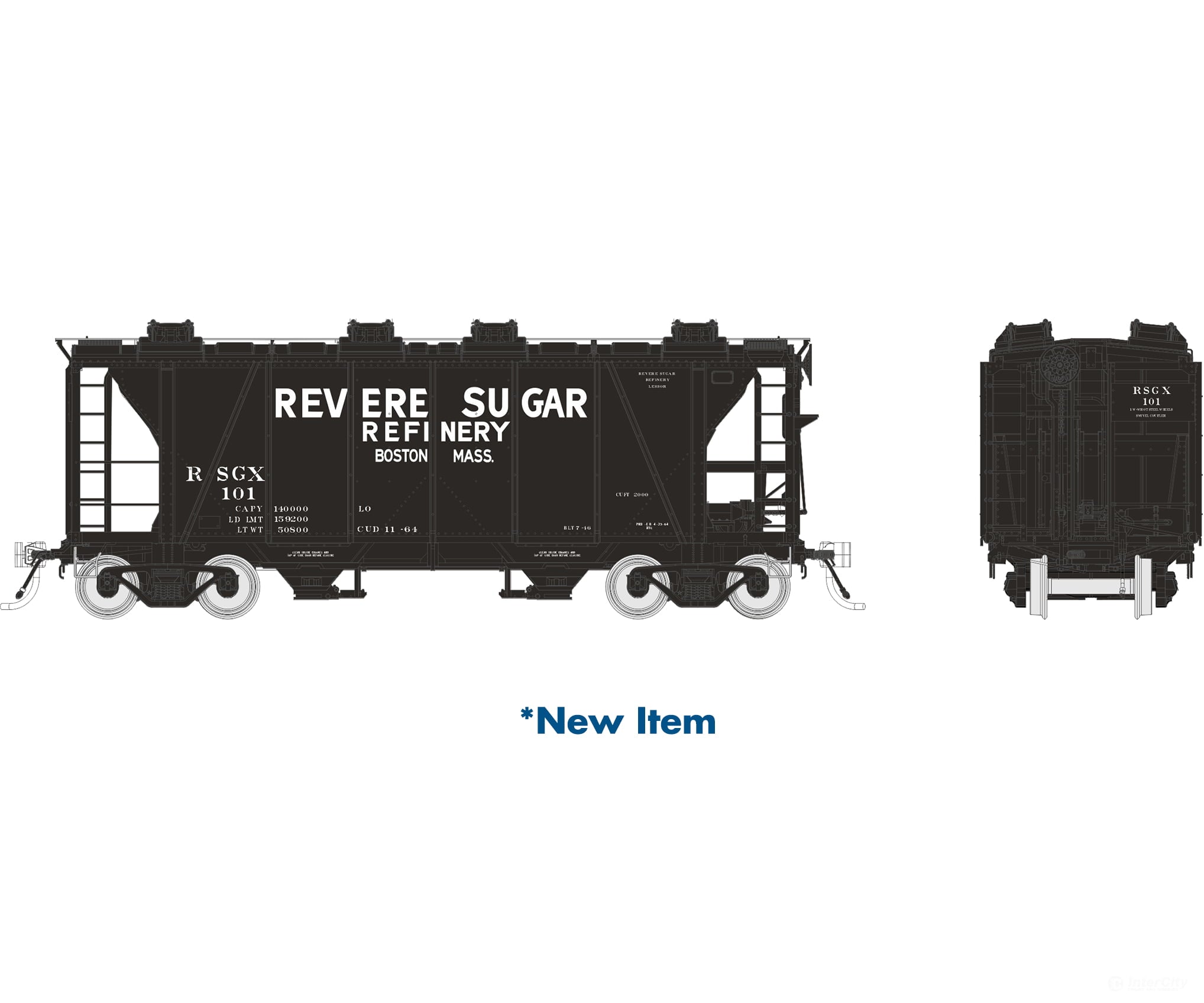 Rapido 149012A Ho Enterprise Covered Hopper: Revere Sugar: Single Car #1