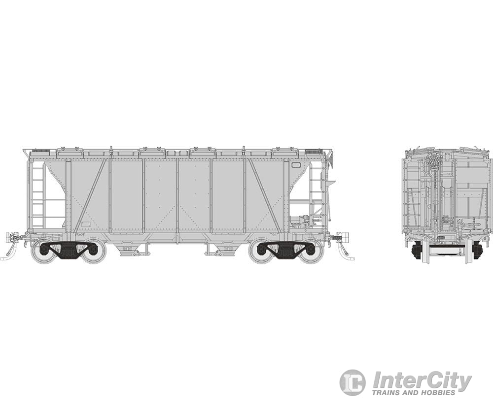 Rapido 149098 Ho Enterprise Covered Hopper: Undecorated - Nyc Style: Single Car