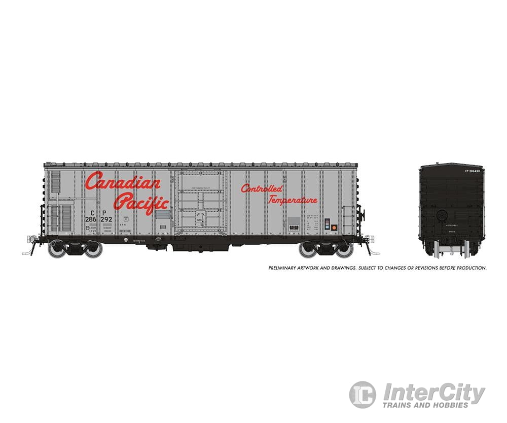 Rapido 150004 Ho Nsc Mechanical Reefer: Cpr - Late Script: 6-Pack Freight Cars