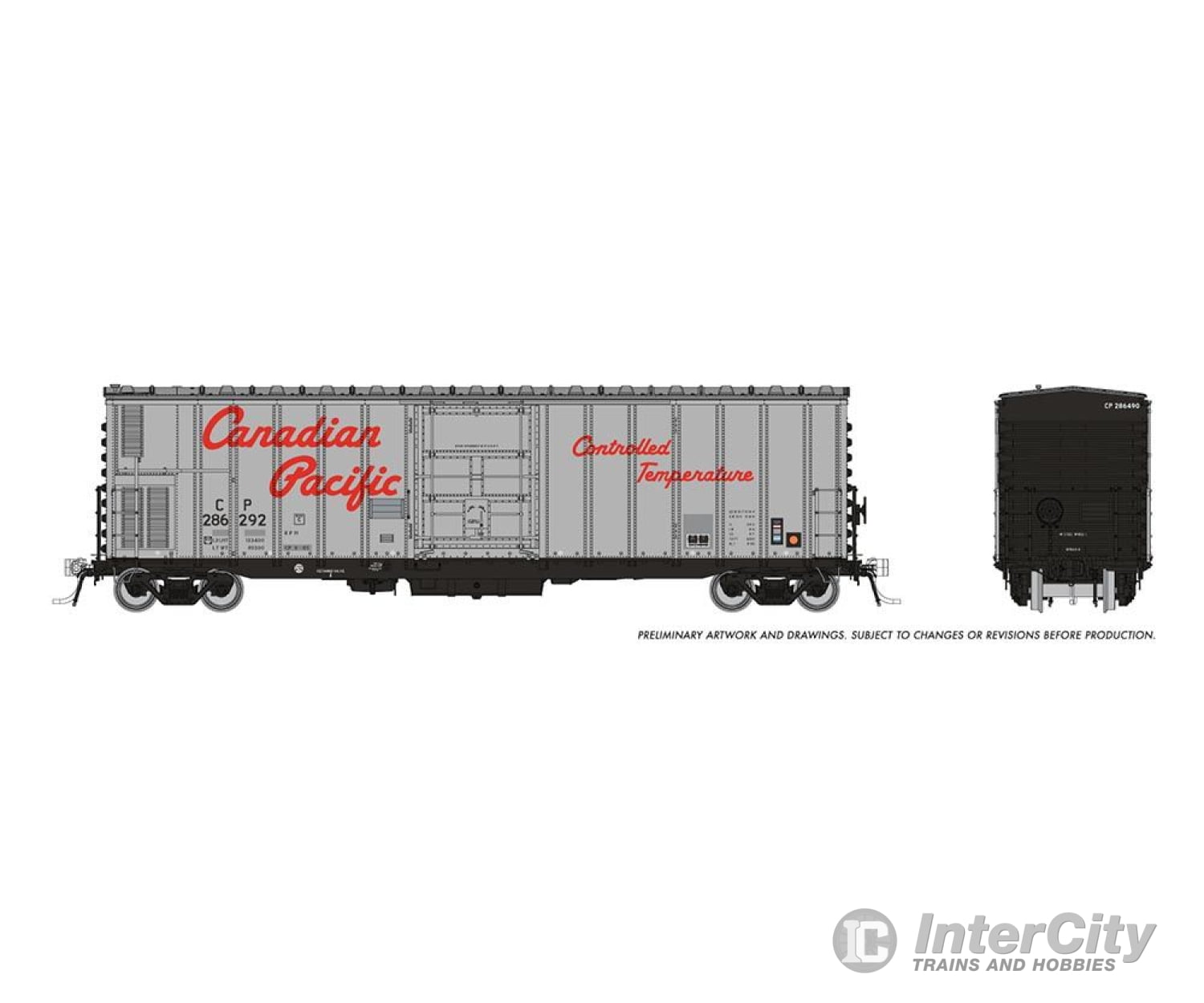 Rapido 150004 Ho Nsc Mechanical Reefer: Cpr - Late Script: 6-Pack Freight Cars