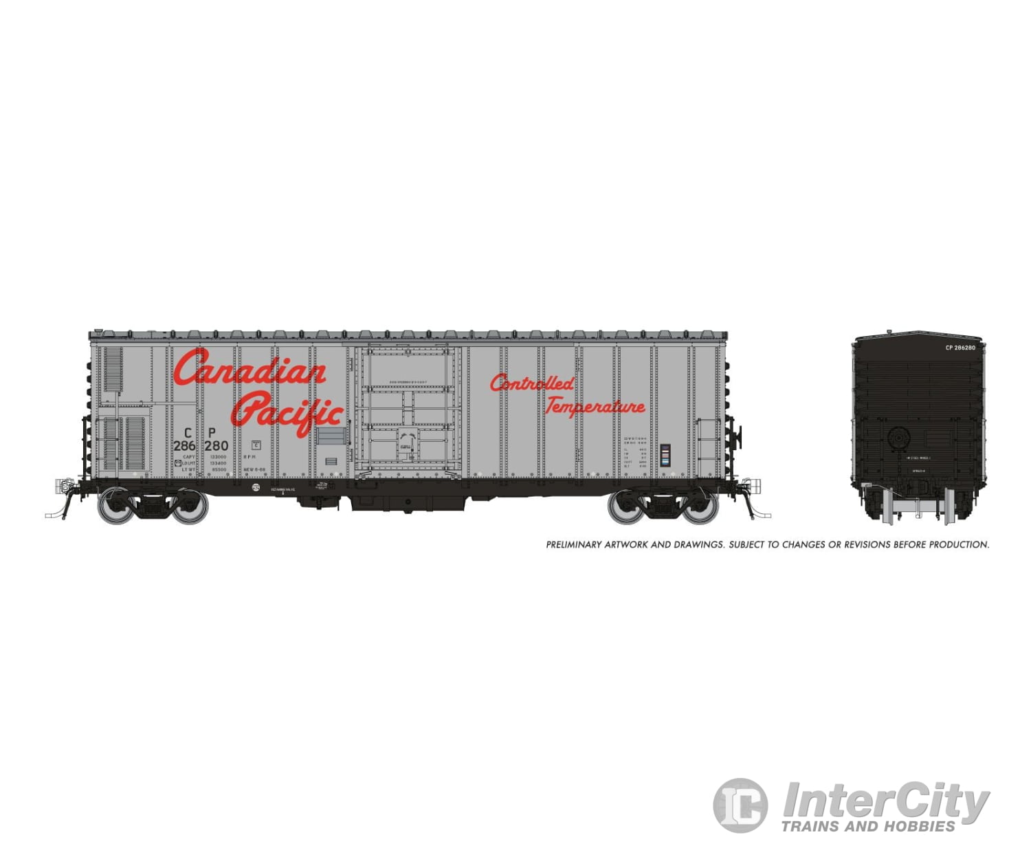 Rapido 150010 Ho Nsc Mechanical Reefer W/ Sound: Cpr - Script: Single Car #286291 Freight Cars