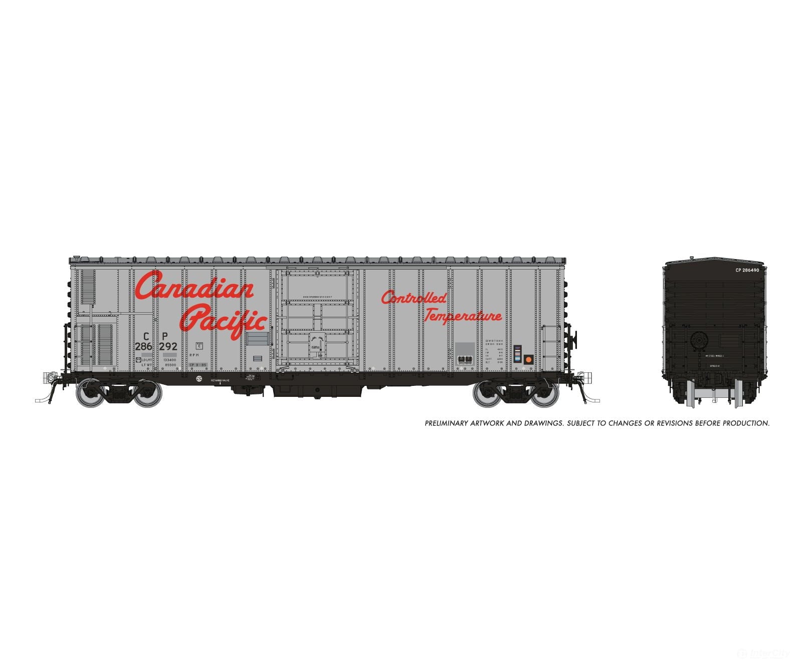 Rapido 150023 Ho Nsc Mechanical Reefer W/ Sound: Cpr - Late Script: Single Car #286331 Freight Cars