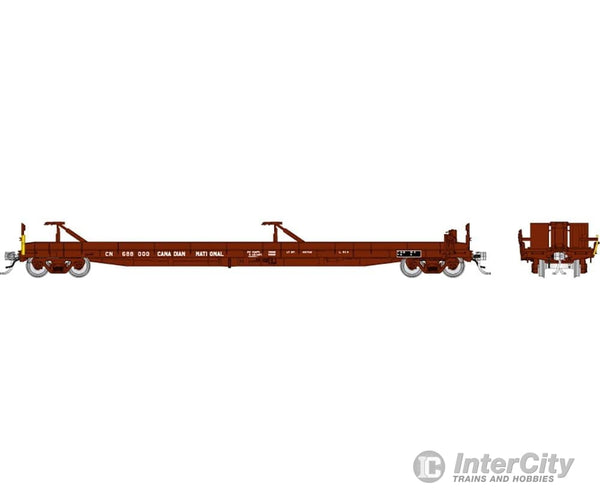 Rapido 151001A Ho Vancouver Iron Works Piggyback Flatcar: Canadian National: Single Car #1 Freight