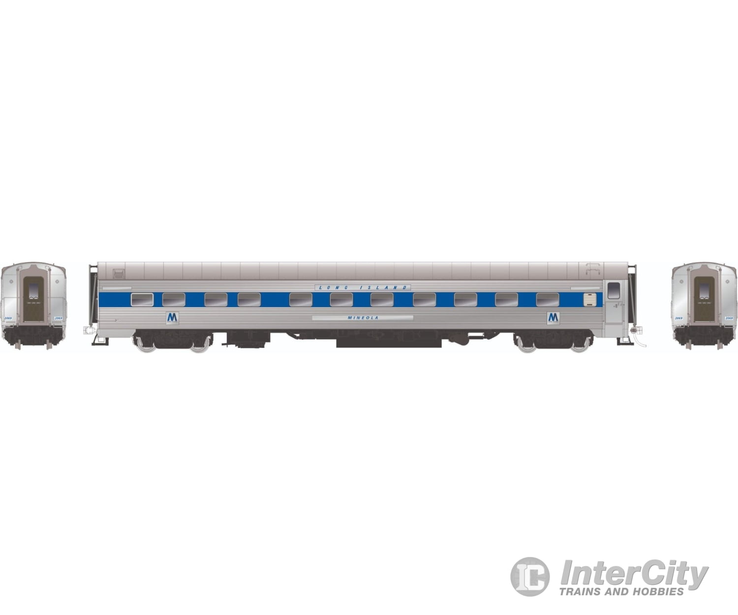 Rapido 152019 Ho Ps 14-4 Sleeper: Lirr W/O Skirts: #2065 Mattinicock Passenger Cars