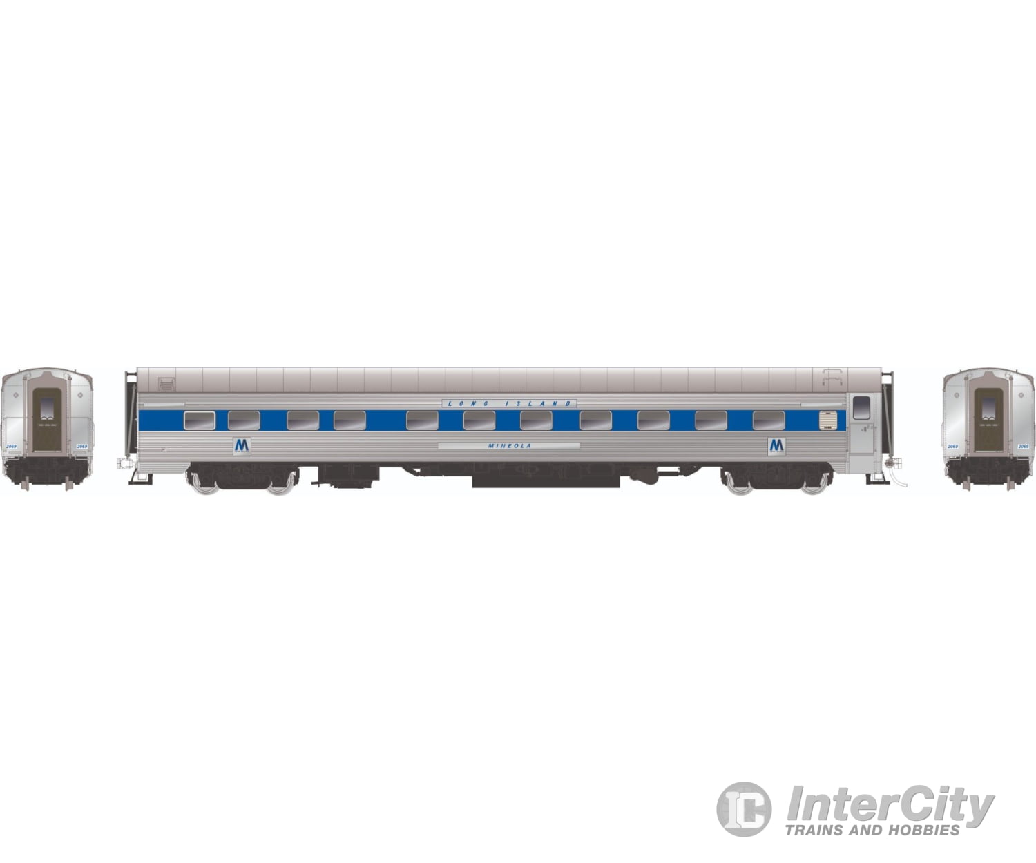 Rapido 152021 Ho Ps 14-4 Sleeper: Lirr W/O Skirts: #2067 Mecox Passenger Cars