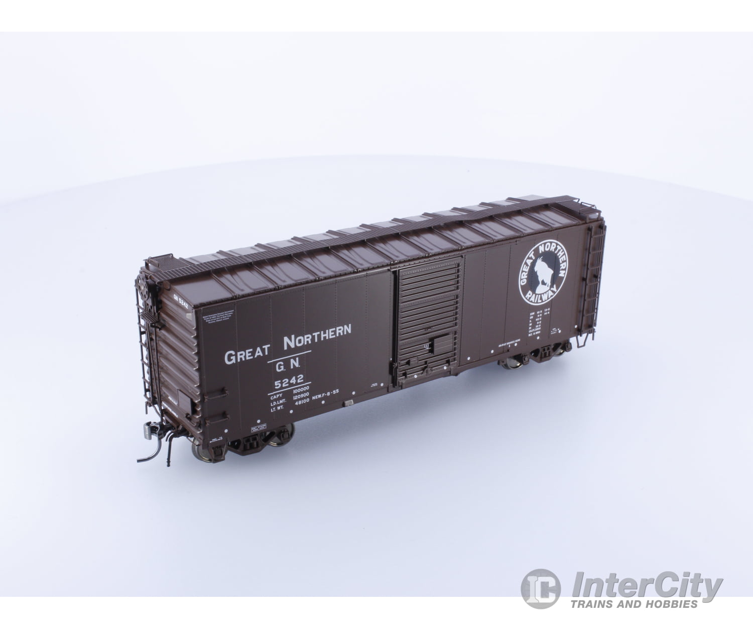 Rapido 155005A Ho Gn 40’ Boxcar W/ Late Idne Great Northern (Gn) 5242 Freight Cars