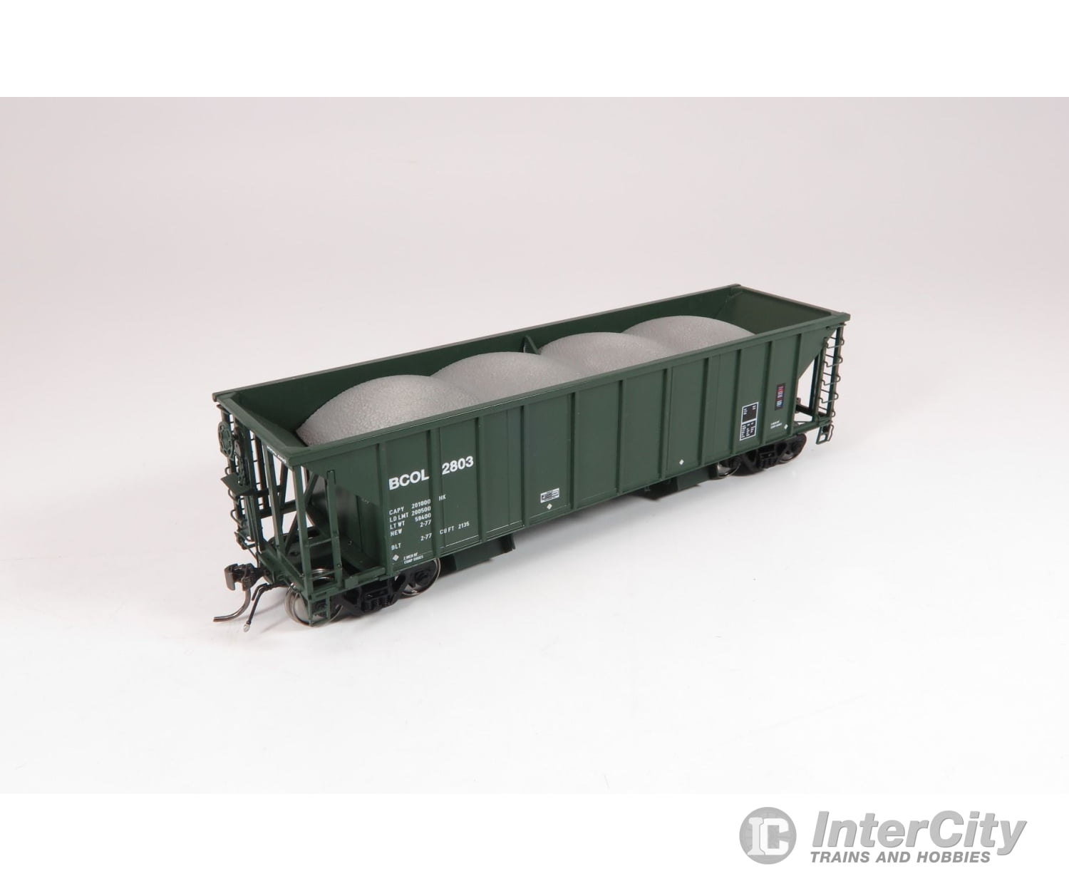 Rapido 158006 Ho Nsc Ballast Car: Bc Rail - Late: 6-Pack Freight Cars