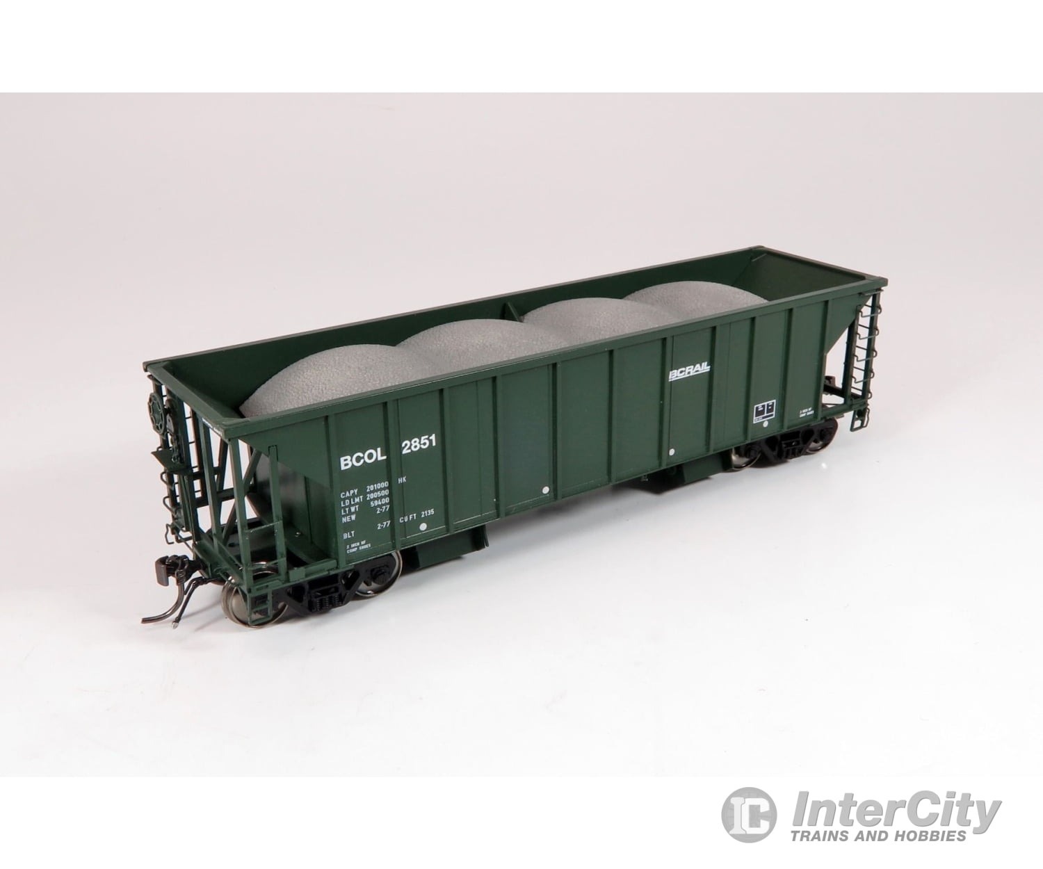 Rapido 158006A Ho Nsc Ballast Car: Bc Rail - Late: Single Car Freight Cars