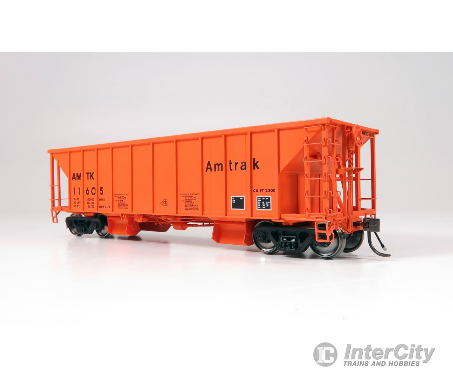 Rapido 158007 Ho Nsc Ballast Car: Amtrak: 6-Pack Freight Cars