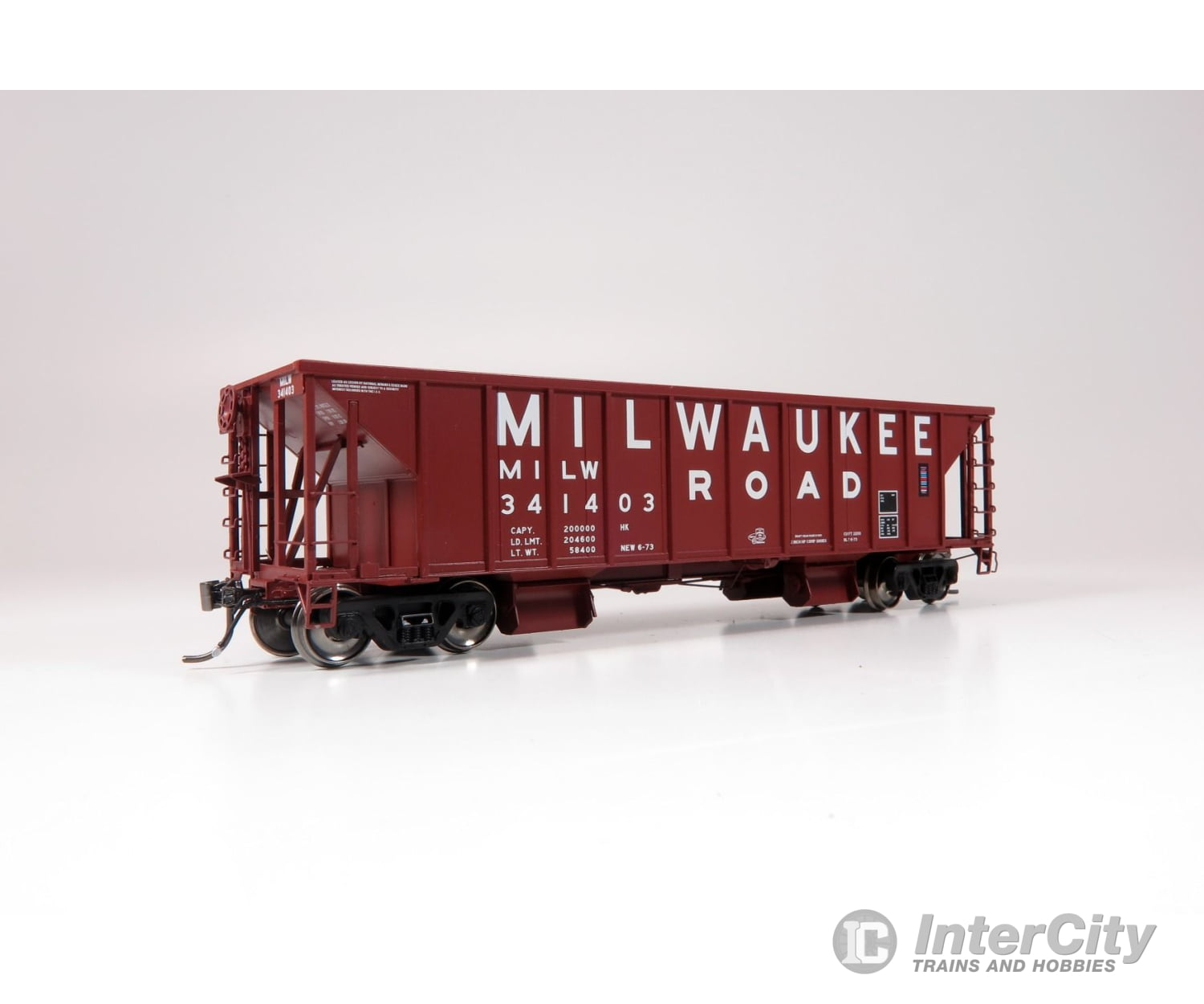 Rapido 158010 Ho Nsc Ballast Car: Milwaukee Road: 6-Pack Freight Cars