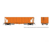 Rapido 158099 Ho Nsc Ballast Car: Orange Unlettered - Single Car Freight Cars