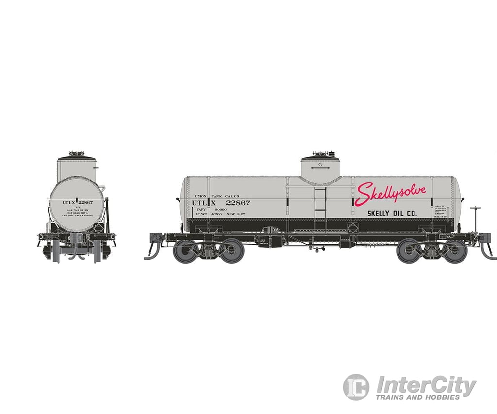 Rapido 159101A HO Union X-3 8K gal Tankcar: UTLX - Skellysolve Original: Single Car #1 Freight Cars