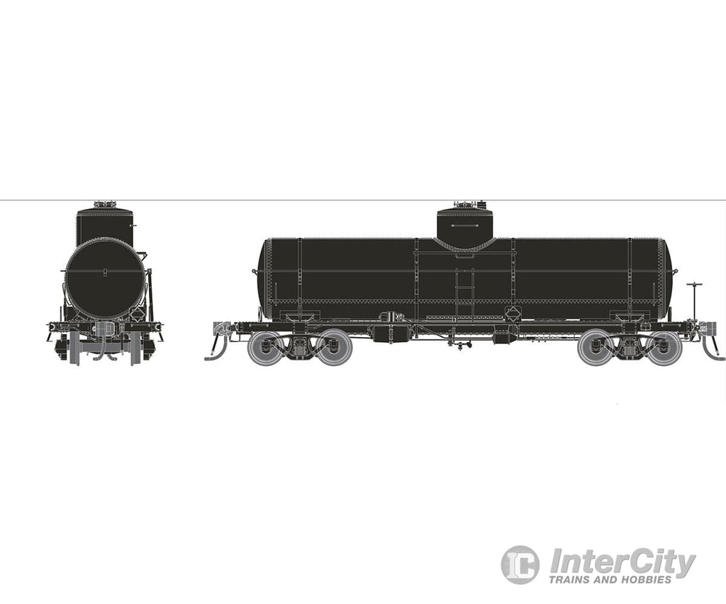 Rapido 159199 HO Union X-3 8K gal Tankcar: Undecorated w/AB-Brakes Freight Cars