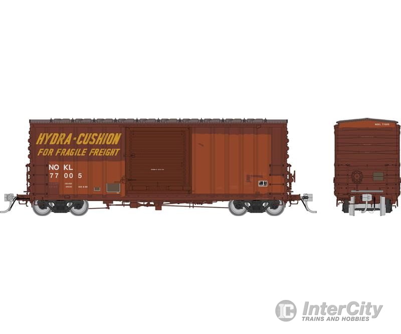 Rapido 164009A HO PC&F B-100-32 Boxcar: Northwestern Oklahoma Railroad (NOKL): Single Car Freight Cars