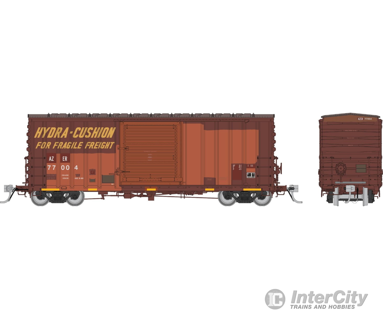 Rapido 164011A HO PC&F B-100-32 Boxcar: Arizona Eastern (AZER): Single Car Freight Cars